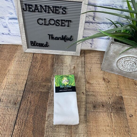 Rick and morty Socks jeremys therapy socks Nwt - Picture 2 of 6